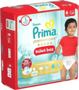 پوشک شورتی پریما سایز 6 بسته 28 عددی Prima - لیو بیبی